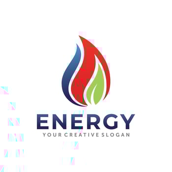 Gas and Oil Logo. Energy Logo Design Vector