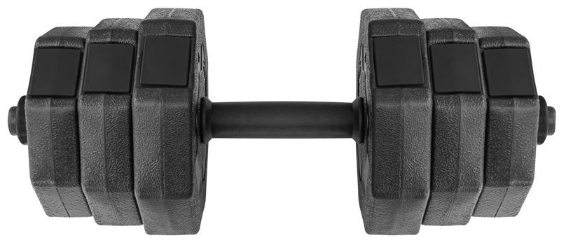 Black dumbbell for decorative png