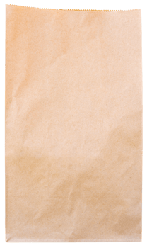 Brown paper bag png