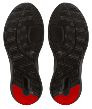 Black sport shoe soles png