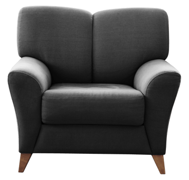 Black sofa seat for decorative png