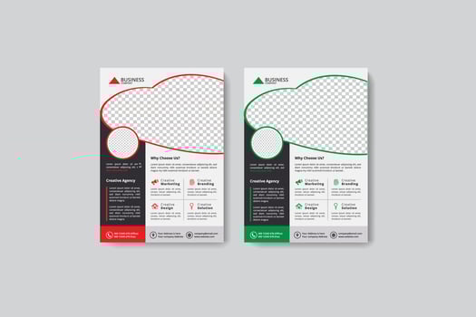 Flyer Template Free Vector daownlod eps file