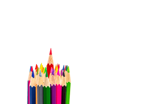 Multi-colored wooden paints for coloring png