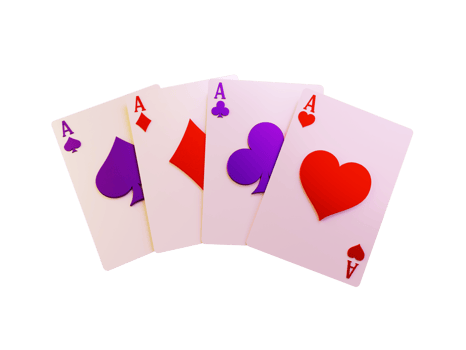 Modern Realistic Poker Card Element png