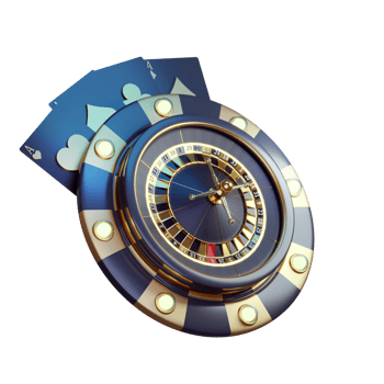 Modern Style Poker Card with Roulette png