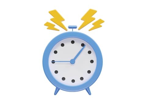 Watch icon 3d rendering vector illustration