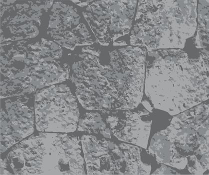 black stones wall texture. stone wall vector. vector