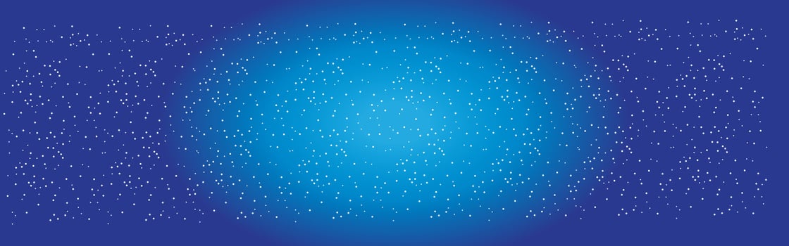 Night shining starry sky, blue space background with stars, cosmos vector