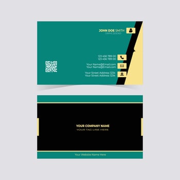 Modern Creative and Clean Business Card Template vector