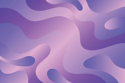 Abstract gradient purple liquid waves decorative background design for banner, flyer vector