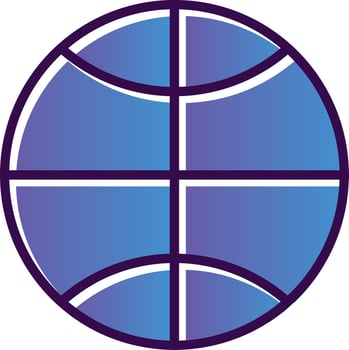 Basketball Vector Icon Design