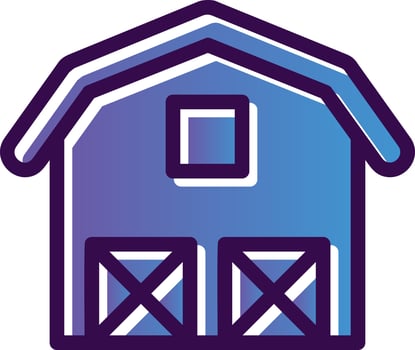 Barn Vector Icon Design