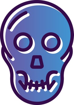 Skull Vector Icon Design
