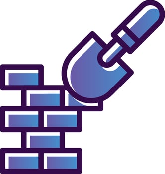 Trowel Vector Icon Design