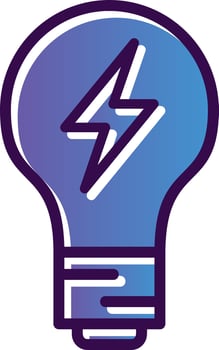 Light Bulb Vector Icon Design
