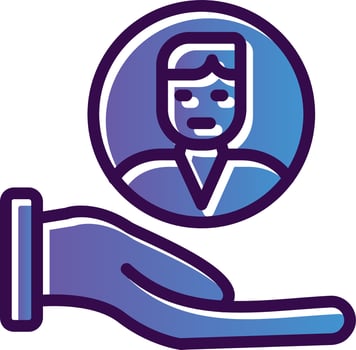 Customer Royality Vector Icon Design