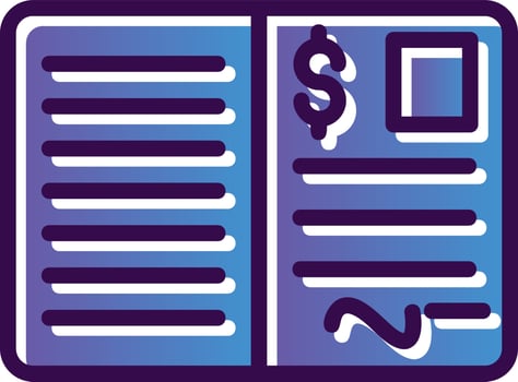 Postalcard Vector Icon Design