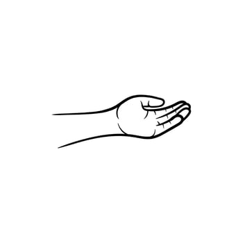 hand line people illustration creative design vector