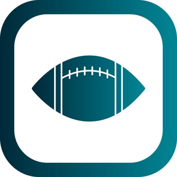 American Football Vector Icon Design