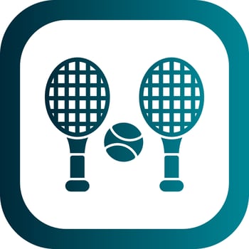 Tennis Vector Icon Design