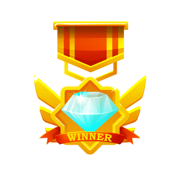 Game badges with Gem for game UI png