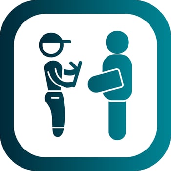 Receiving Vector Icon Design