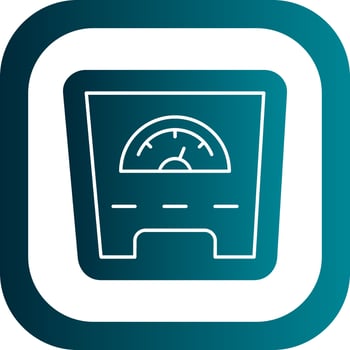 Weight Scale Vector Icon Design