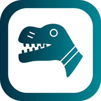 Dinosaur Vector Icon Design