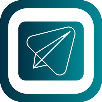 Telegram Vector Icon Design