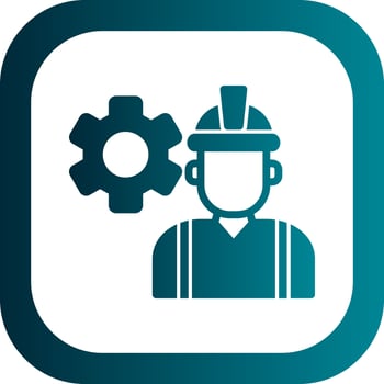 Engineer Vector Icon Design