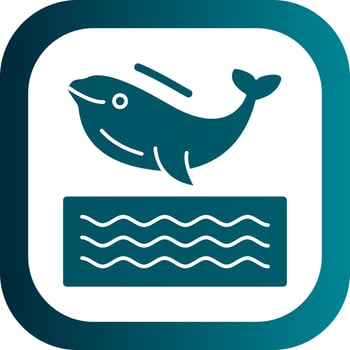 Beluga Vector Icon Design