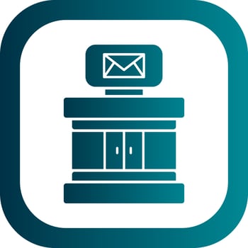 Post Office Vector Icon Design