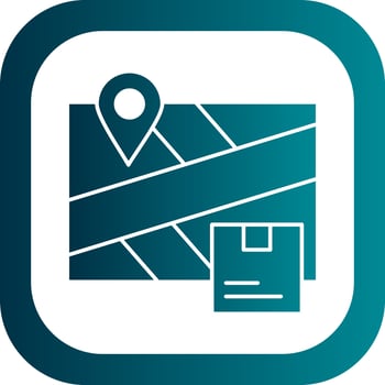 Delivery Location Vector Icon Design