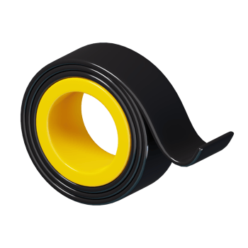 Long rectangular adhesive duct tape isolated. Education and school icon. 3D render illustration. png
