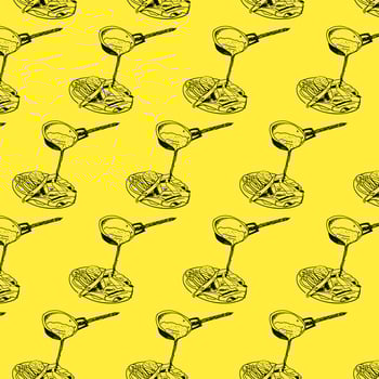 Shawarma Kebab pattern fast food. Seamless pattern. vector