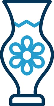 Vase Vector Icon Design