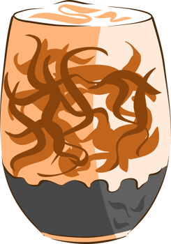 Bubble tea png graphic clipart design