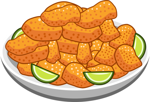 Nuggets png graphic clipart design