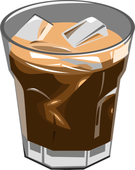Iced americano png g raphic clipart design