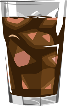 Iced americano png g raphic clipart design