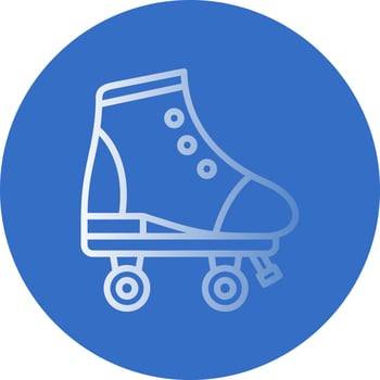 Roller Skate Vector Icon Design