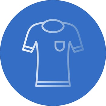Football Shirt Vector Icon Design