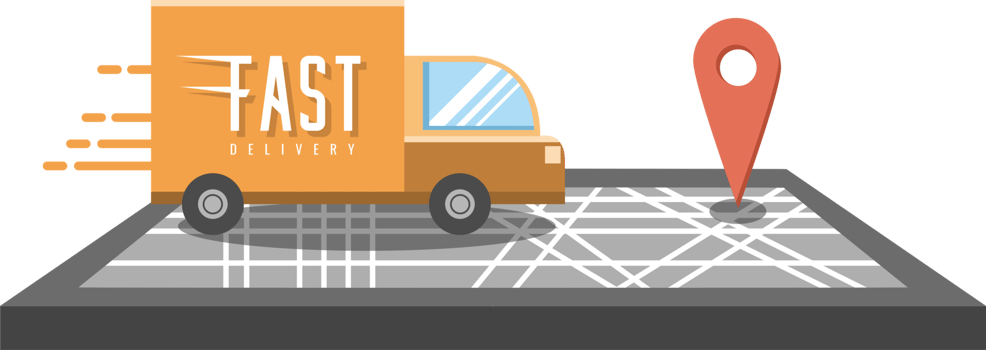 Delivery service png graphic clipart design