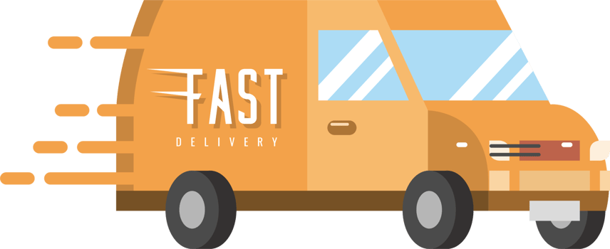 Delivery service png graphic clipart design