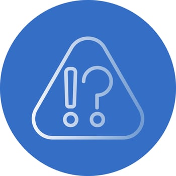 Exclamation Mark Vector Icon Design