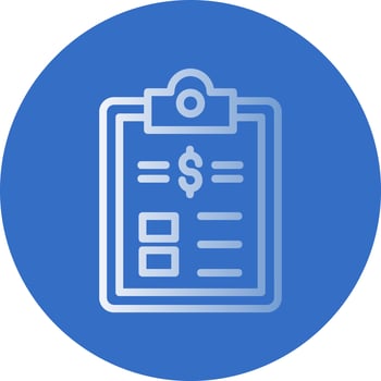 List Vector Icon Design