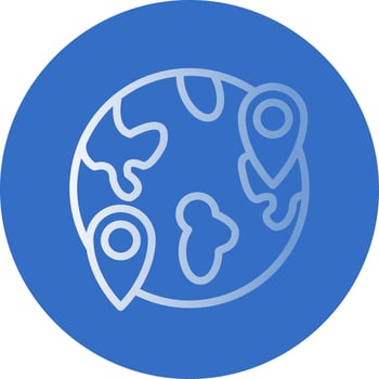 Worldwide Vector Icon Design
