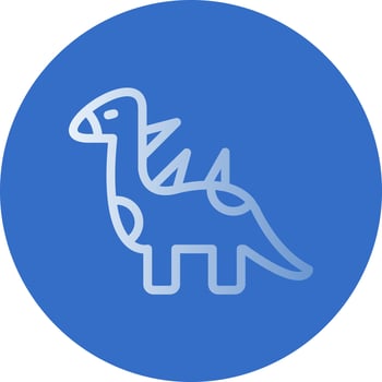 Dinosaur Vector Icon Design