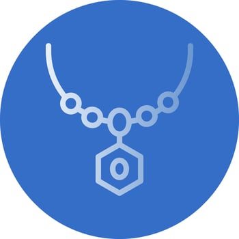 Necklace Vector Icon Design