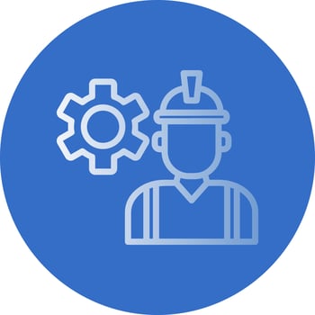 Engineer Vector Icon Design